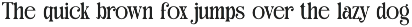 Gambir Elegant Contrast Serif Font preview