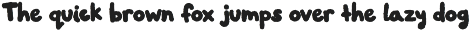 Gruiby Bold Bubble Rough Font preview