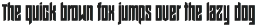 Steel Maverick font preview