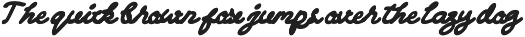 Braided Motel Movie Bold Script preview