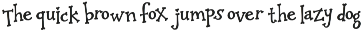 Hexie Belle font preview