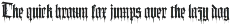 Grimvale Horror Gothic Blackletter font preview