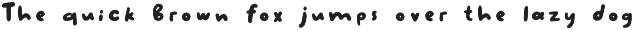 Muddle - handwritten font font preview
