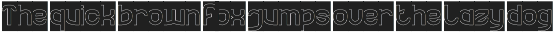 The Rain font preview