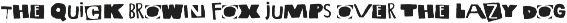 Alphabet Riot Experimental Ransom font preview