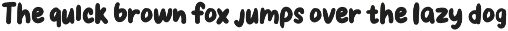 Bubble Cloud Handwritten Bold Font preview