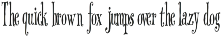 Lights Out Lovely Tall Display Font font preview
