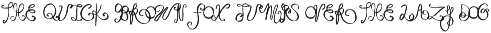 Garland Hand Drawn Ornamental Font font preview