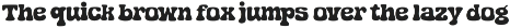 Retro Bold Psychedelic Font preview
