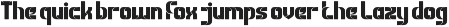 The Magnificent font preview