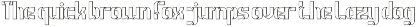 The Magnificent font preview