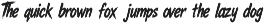 Redline - Brush Display Font preview