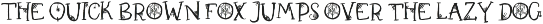 Recluse Spider Font - Halloween Font preview