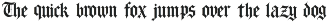 The Arvagist Blackletter Font preview