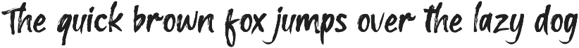 Road Sooned Brush Font preview