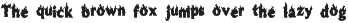 Pyrostrike Gothic — Hellfire Flame font preview