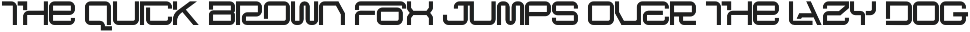 Coastal Blocks - Futuristic Font preview