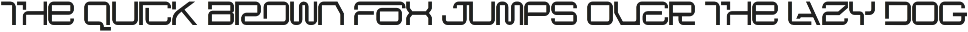 Coastal Blocks - Futuristic Font preview