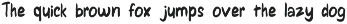 Jambura Food - Handwritten Font font preview