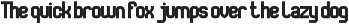Scifi Experimental Font preview