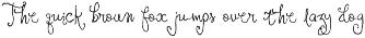 Antique Script Whimsical font preview