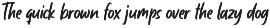 Amberless Daydream - Marker Font preview