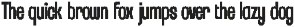 CS Rascal Semipixel font preview