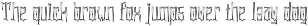 CS Densmore Stippled font preview