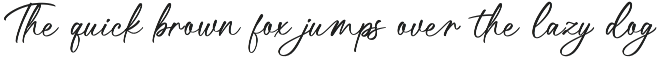 Bentagon Realistic Handwriting font preview