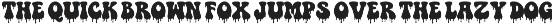 Spooky Melt Font font preview