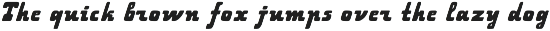 Court Crush Retro Bold Italic Slab font preview