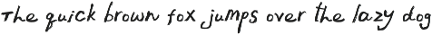 Organic Hand Painted Font font preview