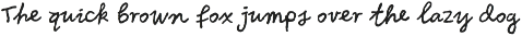 Common Ground Handwriting Font font preview