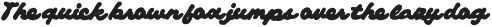 Broken Chunky - Bold Script Font preview