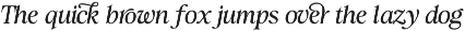 Zachariah Calligraphic Italic Serif font preview
