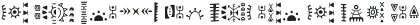 Janica Symbols otf (400) Sample
