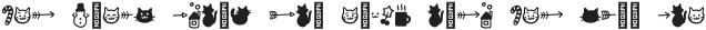 Jealous Kitty Dingbats otf (400)