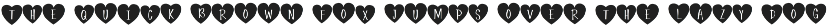 Simple Love Font preview