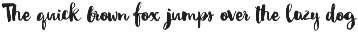 Miletta typeface with ligatures preview