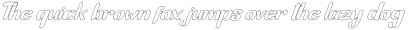 Bunny Funny  Italic Outline otf (400)