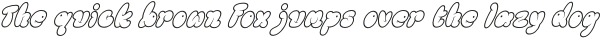 GLOREST SHUFLE OUTLINE Italic otf (400)