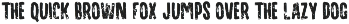Cursed Stone font preview