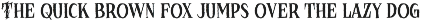 Mythring font preview