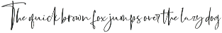 Boisterous Signature font preview