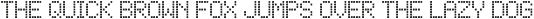 Square Dot-Matrix Display Font font preview