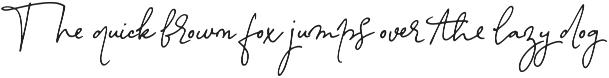 Unika Lite signature font preview