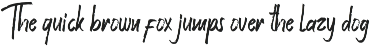 Valeriana Handstylish Font preview