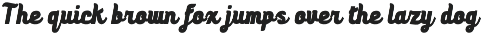 New Lobster font preview
