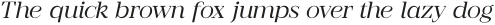 romina light italic otf (300)