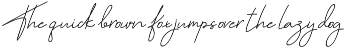 July it // Semi Signature Font preview
